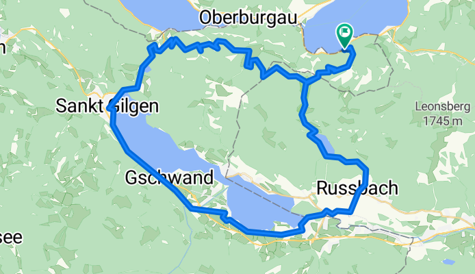 Attersee-Eisenau-Wolfgangsee-Schwarzensee