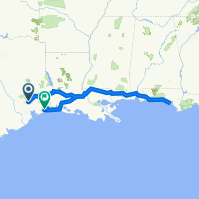 Texas to Florida
