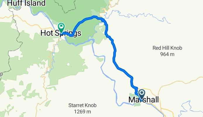 Marshall to Hot Springs (Rafting) 