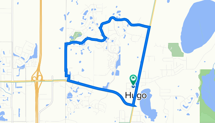 6 Mile Route- Tour de Hugo 