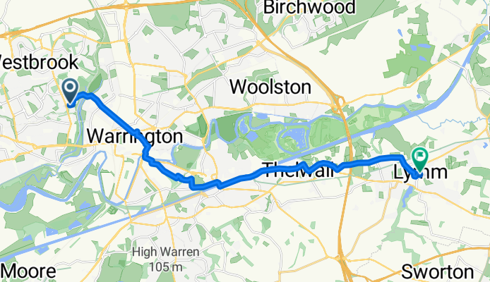 Warrington to Lymm