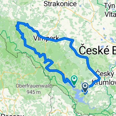 Road - C.V Posumavi-Prachatice-Kasperske Hory-Horska Kvilda-Borova Lada-Stozec-Horni Plana