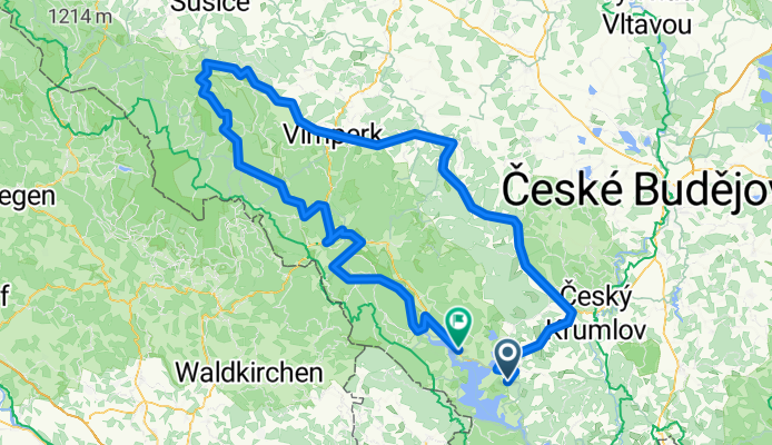 Road - C.V Posumavi-Prachatice-Kasperske Hory-Horska Kvilda-Borova Lada-Stozec-Horni Plana