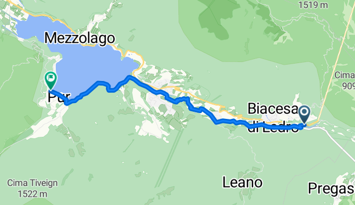 Extensive Morning Track In Pieve Di Ledro