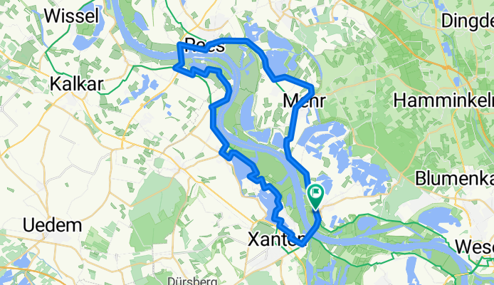 Bislich - Mehr - Rees - Xantener Seen