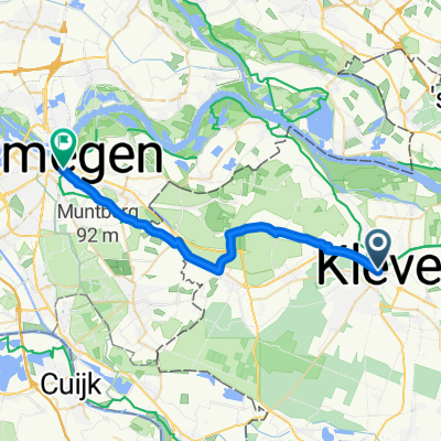 Von Kleve nach Nijmwegen