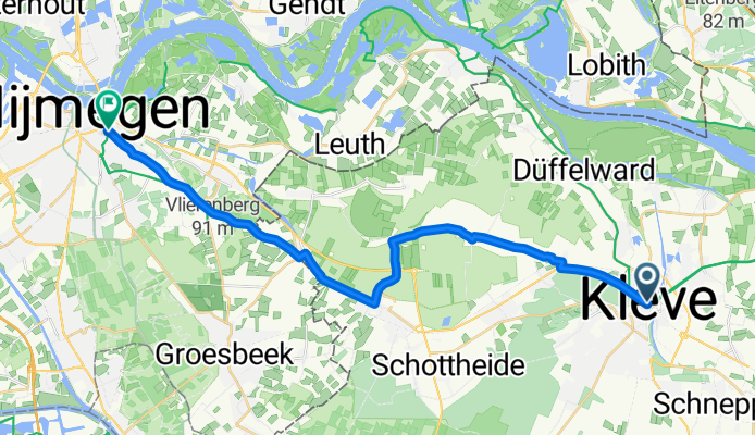 Von Kleve nach Nijmwegen