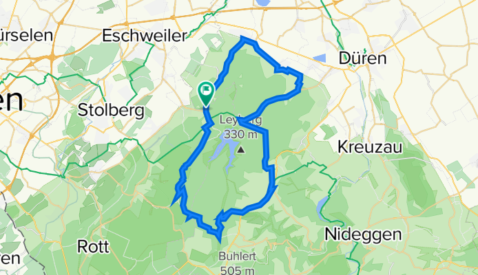 Rund um die Wehebachtalsperre, Radwege und Waldwege