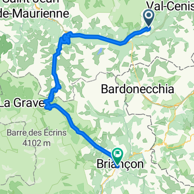 dag 4 Aussois - Briancon 95km