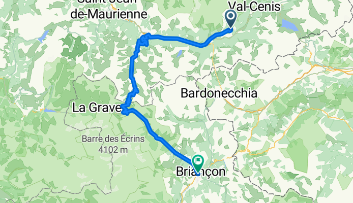 dag 4 Aussois - Briancon 95km