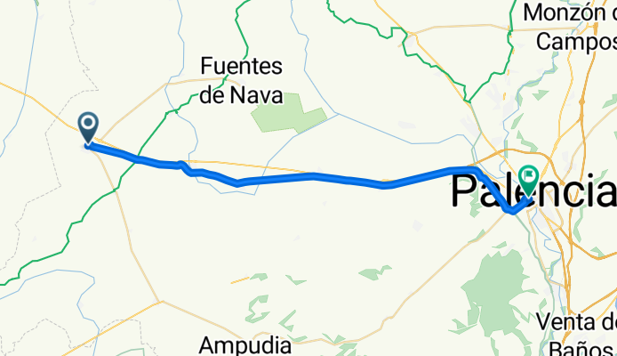 Via verde Tren Burra - Palencia a Villarramiel