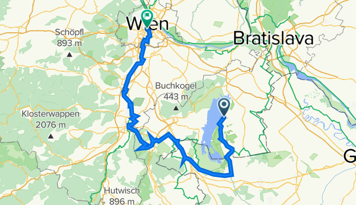 Podersdorf - Sopron - Wien