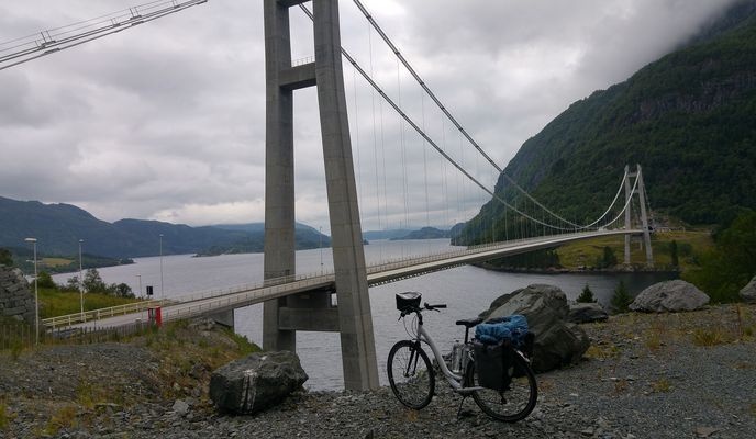 Photo 1 of the Bikemap route "Norway 10: Akse-near Forde lufthamn, Bringeland"