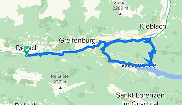 Dellach - Alm Hinterm Brunn - Weissensee