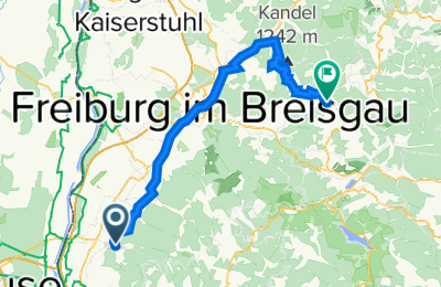 Route in der Bikemap App öffnen