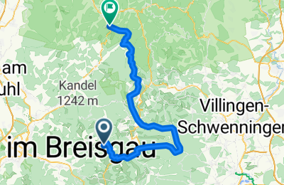 Route in der Bikemap App öffnen