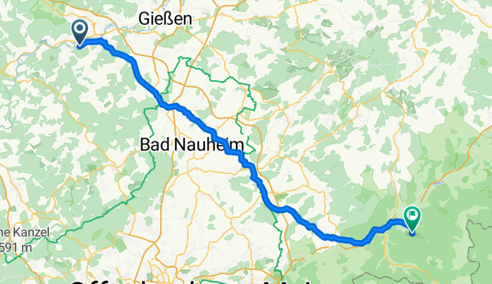 Solms Bad Orb Bikemap