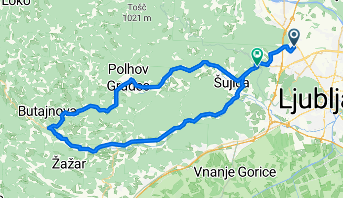 B 8 - Polhov Gradec - Horjul-Dobrova - B8