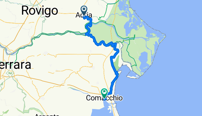 Adria nach Comacchio