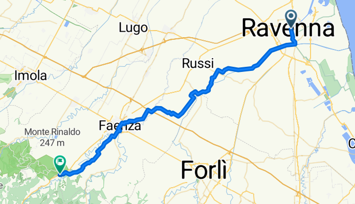 Ravenna nach Brisighella