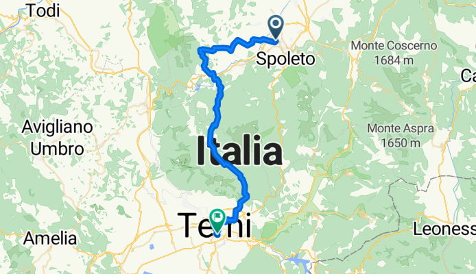 Speloto nach Terni