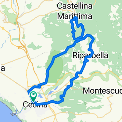 Cecina Riparbella 39 km