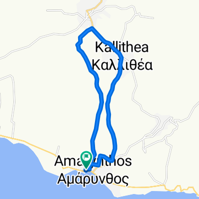 Spred Out Evening Route In Amarynthos