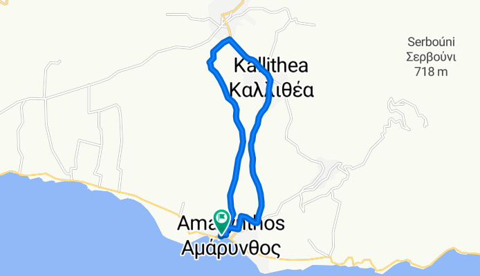 Spred Out Evening Route In Amarynthos