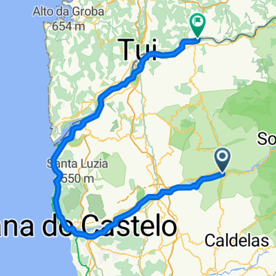 Portugal Ponte de Barcao to Moncao