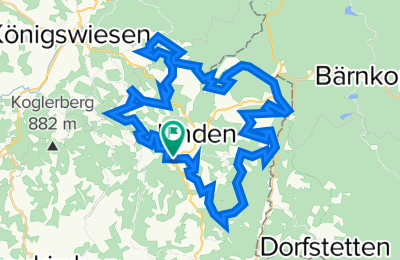 Route in der Bikemap App öffnen