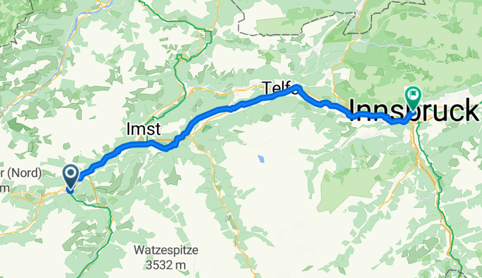 idee 2018 Herbst 3: Landeck - Innsbruck 81 km