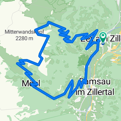 Zillertaler Hochalpenstraße v. Zell am Ziller
