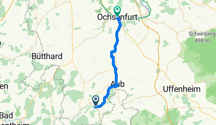 Gaubahnradweg Bieberhren-Ochsenfurt