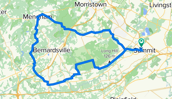 40 mile ride to Mendham and back