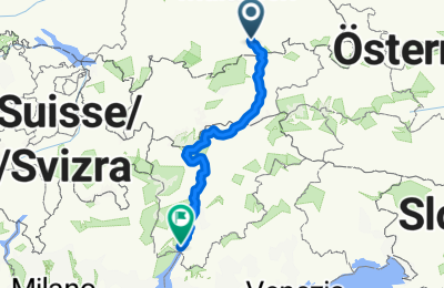 Route in der Bikemap App öffnen