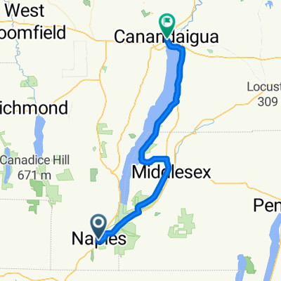 Naples to Canandaigua