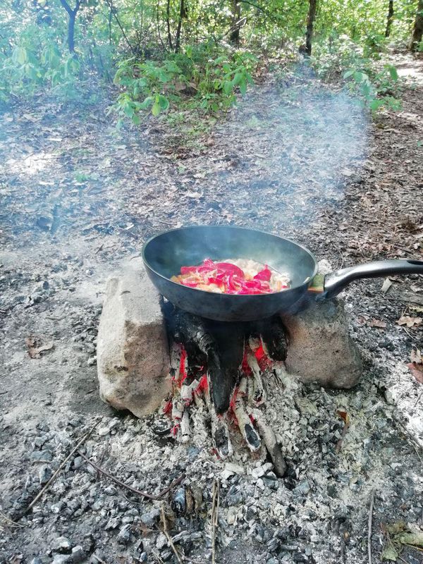 Вок в дыне