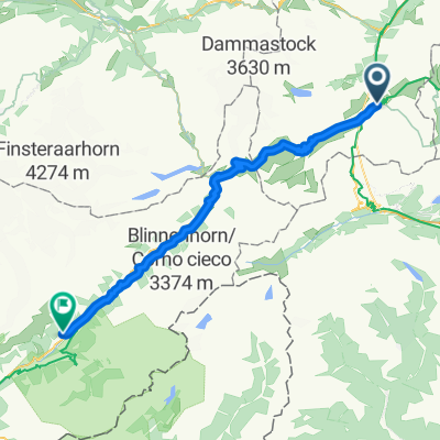 Andermatt to Fiesch