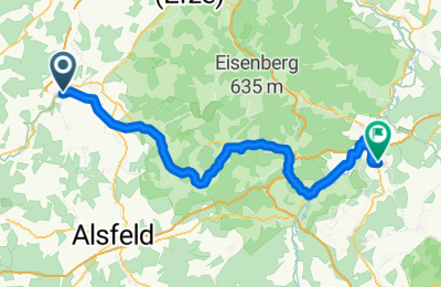 Route in der Bikemap App öffnen