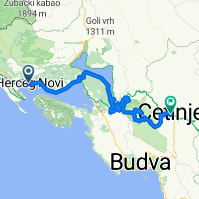 Stage 2: Herceg Novi to Cetinje