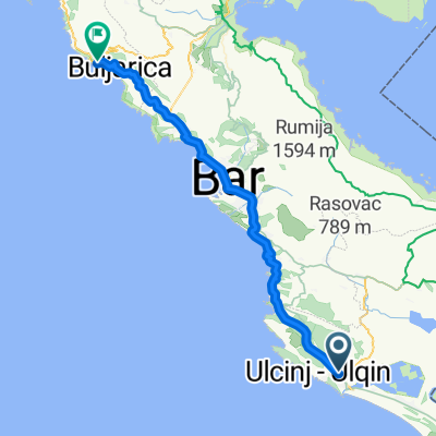 2. Ulcinj-BAR-Sutomore-Petrovac