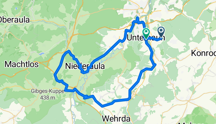 Stracke Tour Niederaula - Kleba - Hattenbach -Niederjossa - Wetzlos