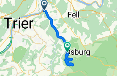 Route in der Bikemap App öffnen