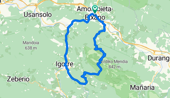 Lemoa-Igorre-Dima-Belatxikieta-Montorra