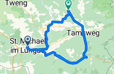 Route in der Bikemap App öffnen