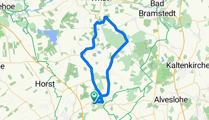 Bokholt-Hanredder - Hingstheide und zurück