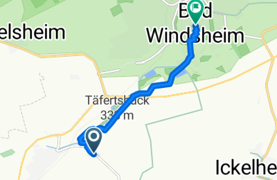 Route in der Bikemap App öffnen