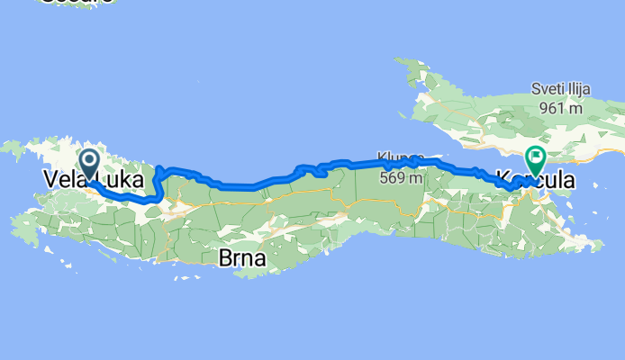 Vela Luka Korcula cez babicu