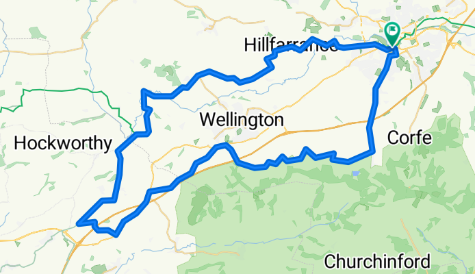 Taunton to sampford peverrell  57.32