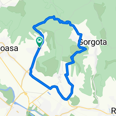 First bike track through Tirgoviste hills